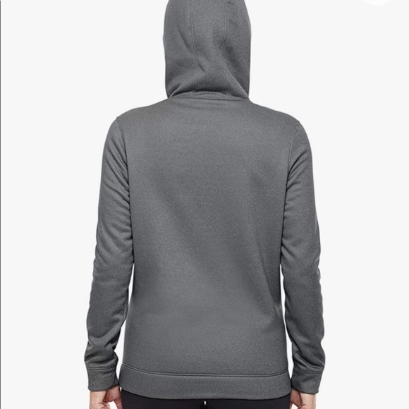 Under Armour Gray Storm Armour Fleece Cowl Neck Hoodie Women's Size Small - Picture 2 of 9